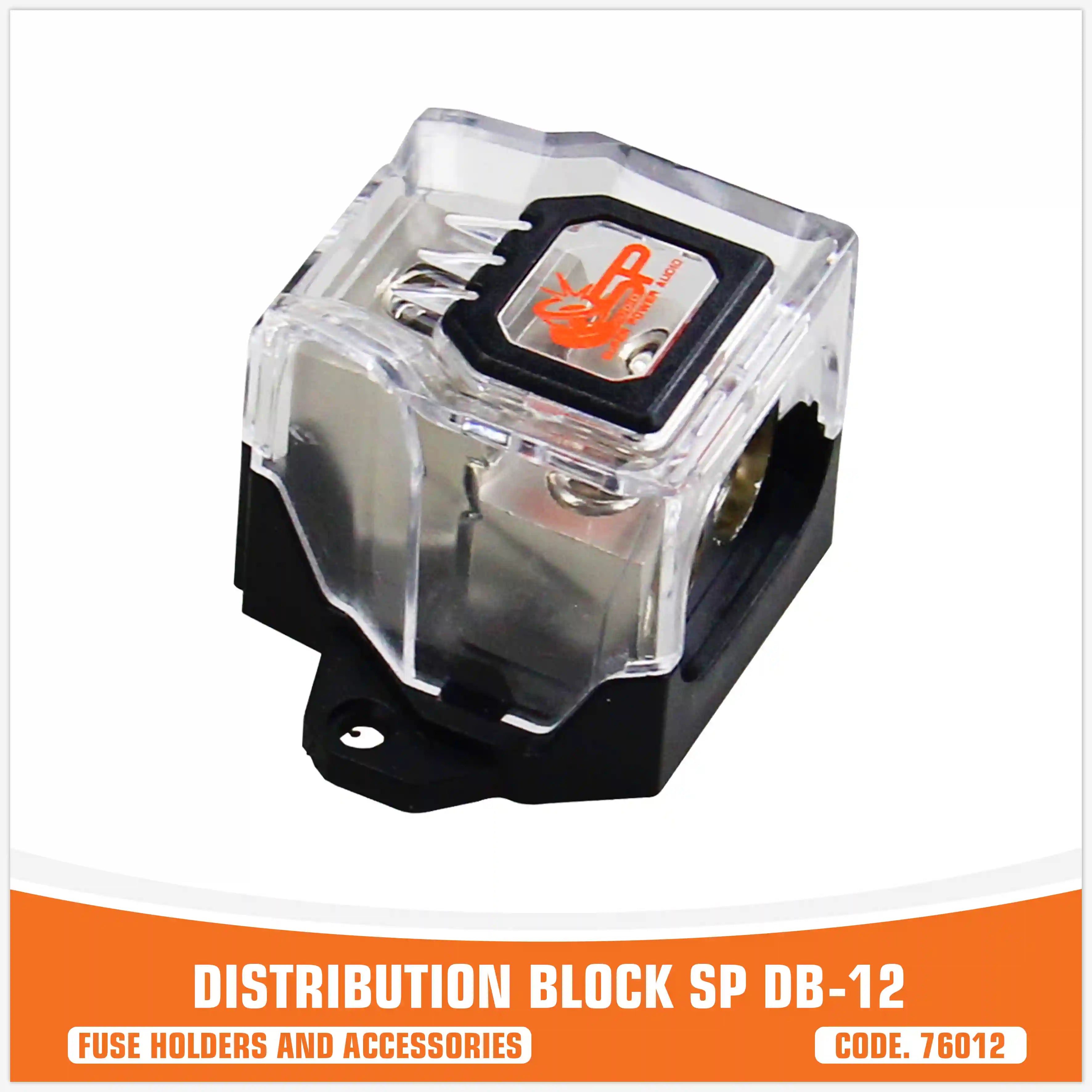 SP DB 12 DISTRIBUTION BLOCK 1x0GA IN 2x4GA