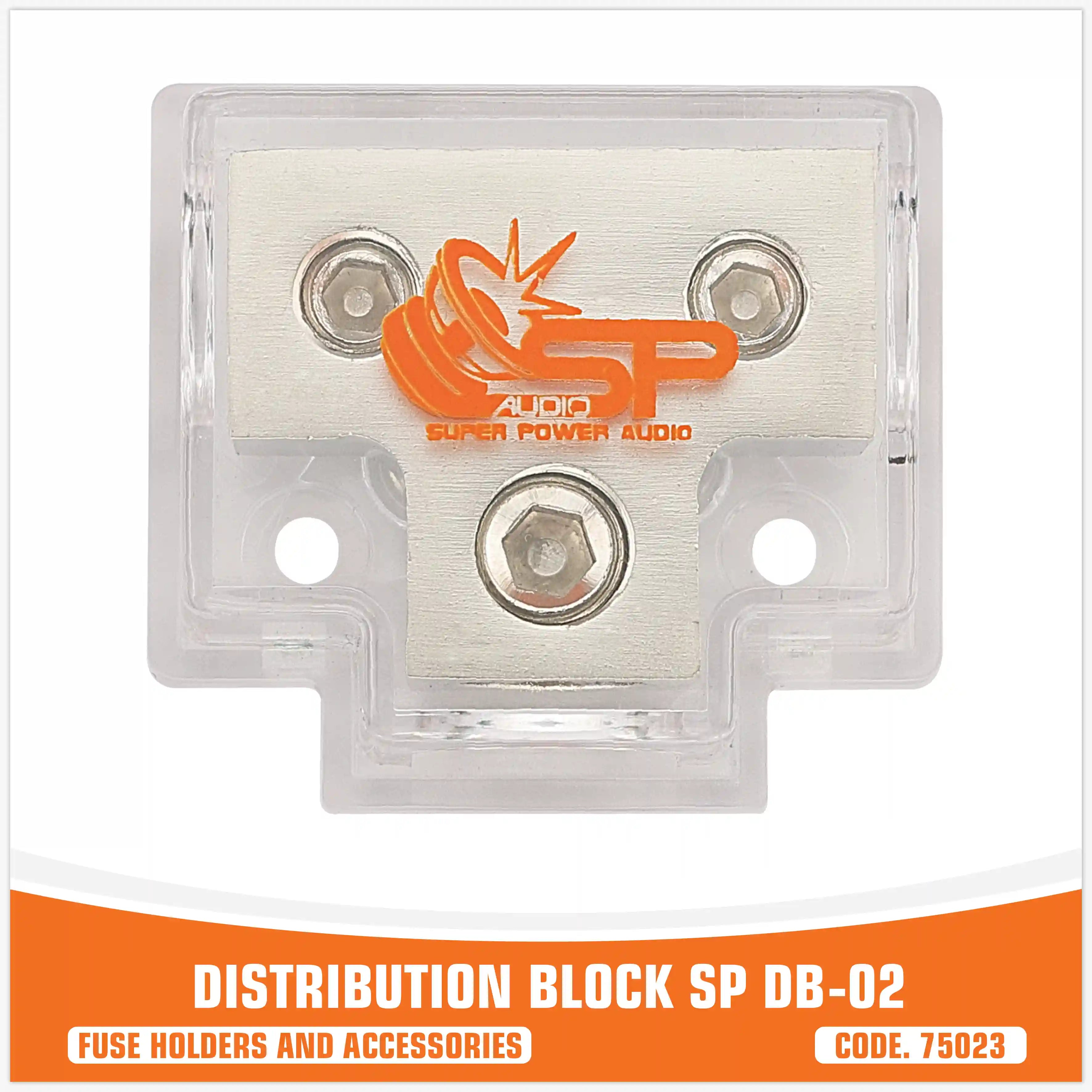 SP DB 02 DISTR BLOCK 1X2GA IN + 2X4GA OUT (UNIT PRICE)
