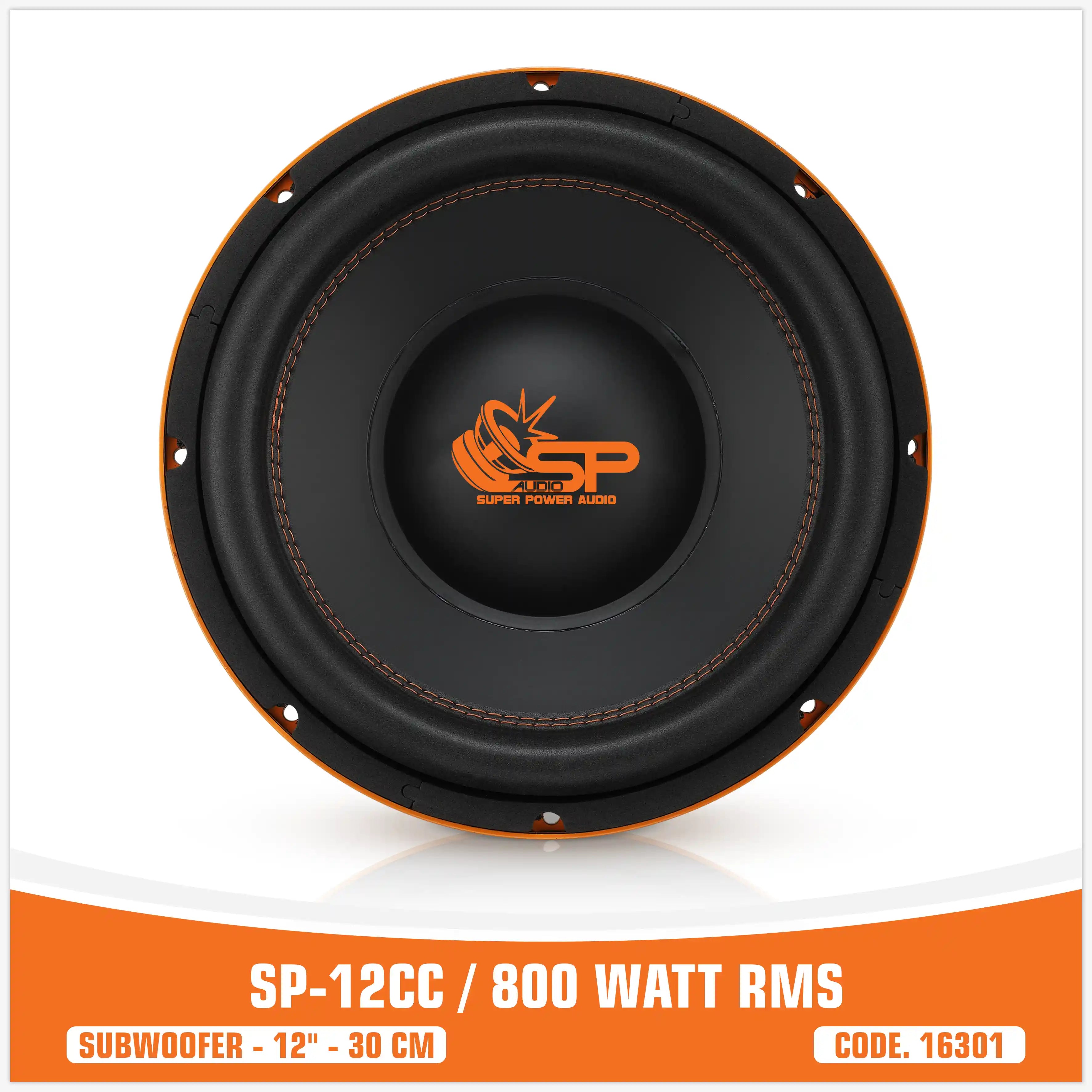 SP 12CC SUBWOOFER 12"/30CM 800W RMS (UNIT PRICE)