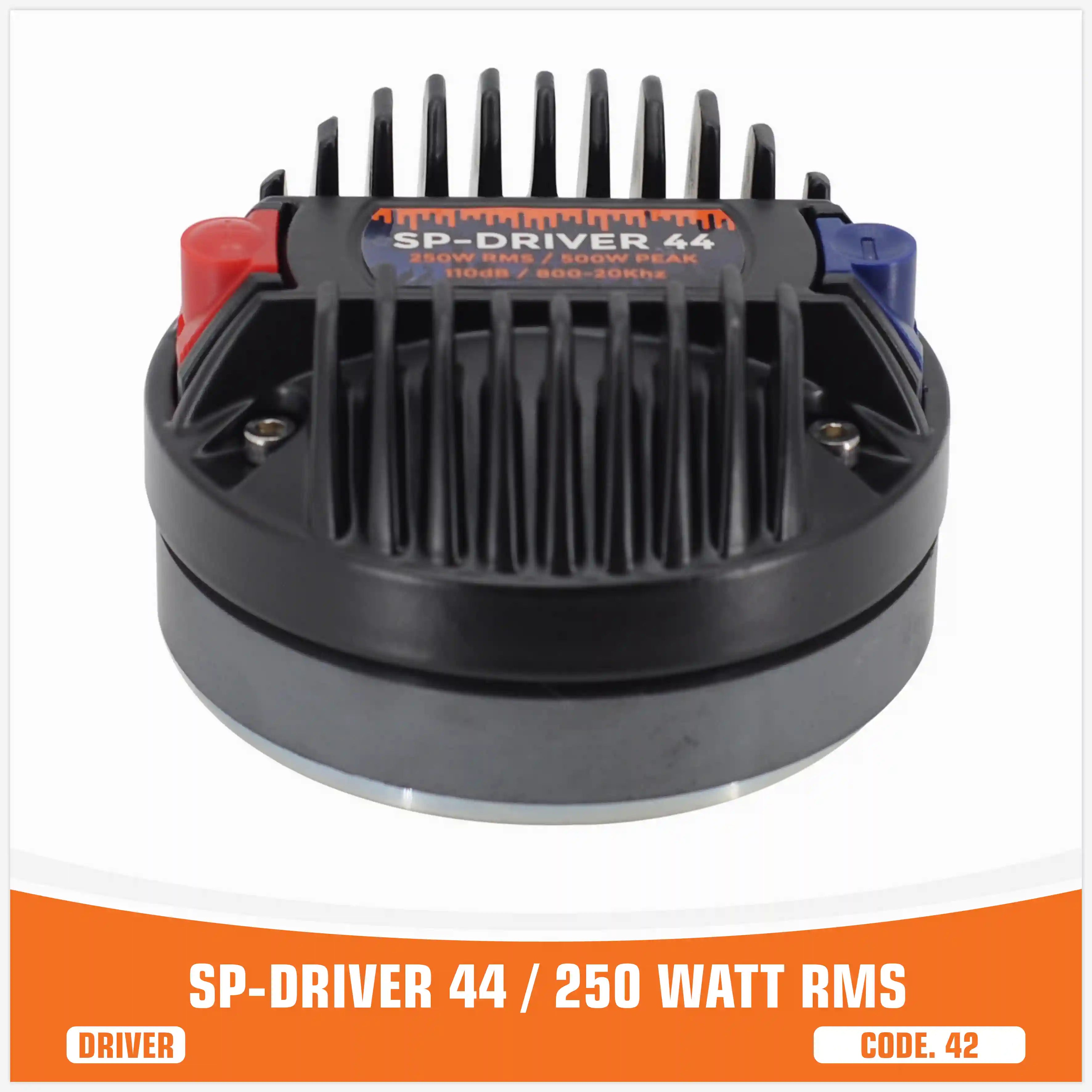 SP DRIVER 44 DRIVER WITHOUT HORN 250W RMS (UNIT PRICE)