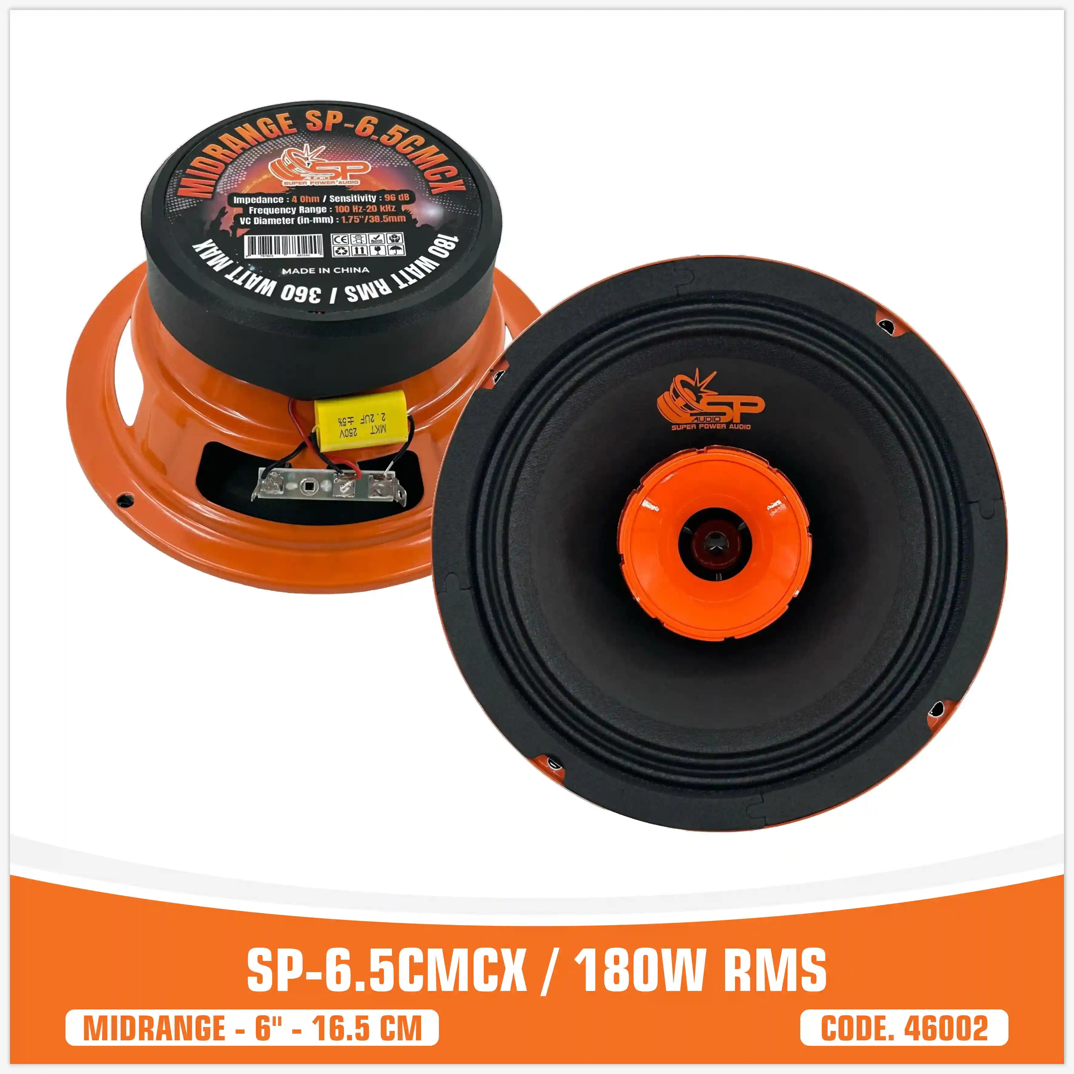 SP 6.5CM CX  MIDRANGE 6.5"/16.5CM 180W RMS (PAIR PRICE)
