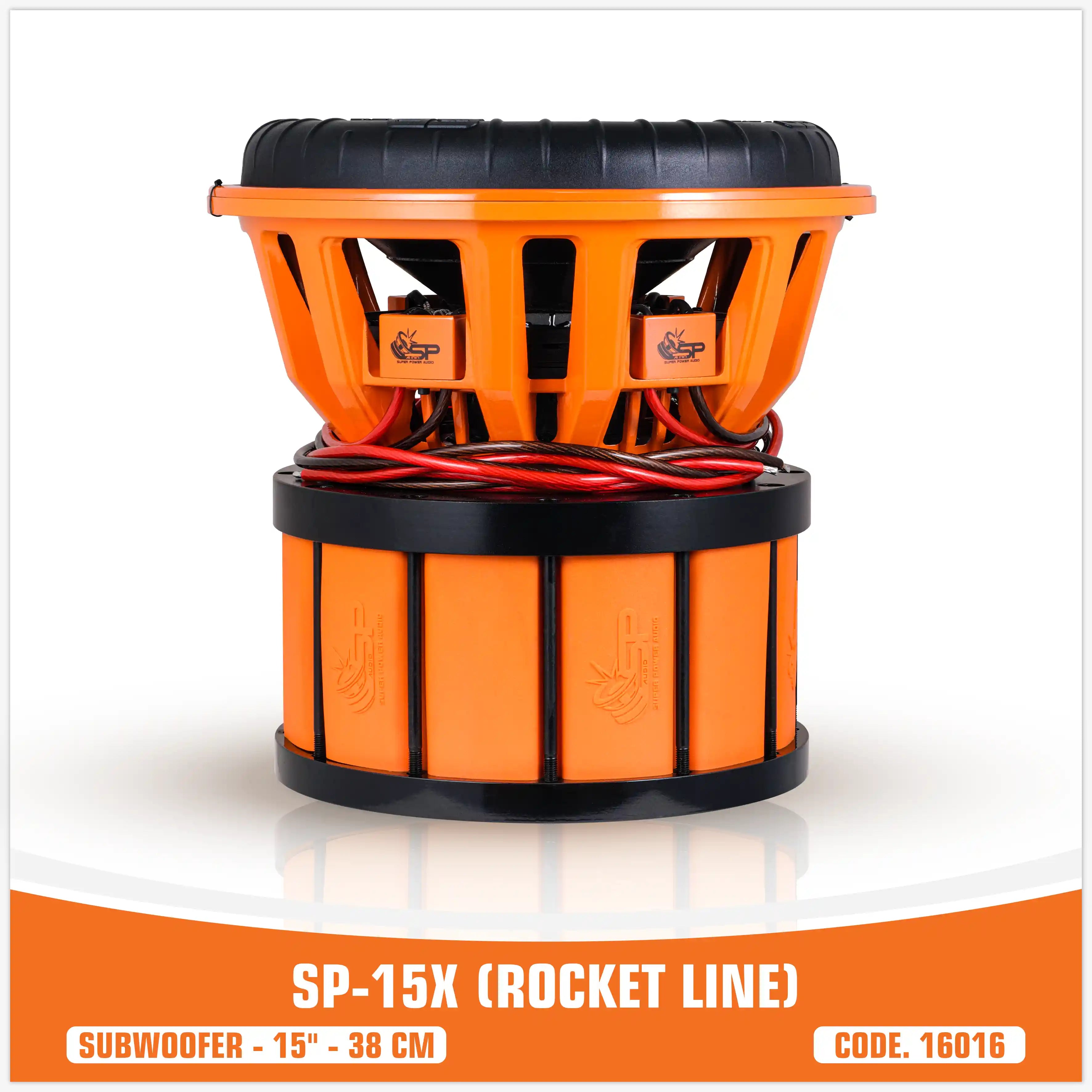 SP-15X (ROCKET LINE SUBWOOFER) 15"/38CM - 24000 WATT (UNIT PRICE)