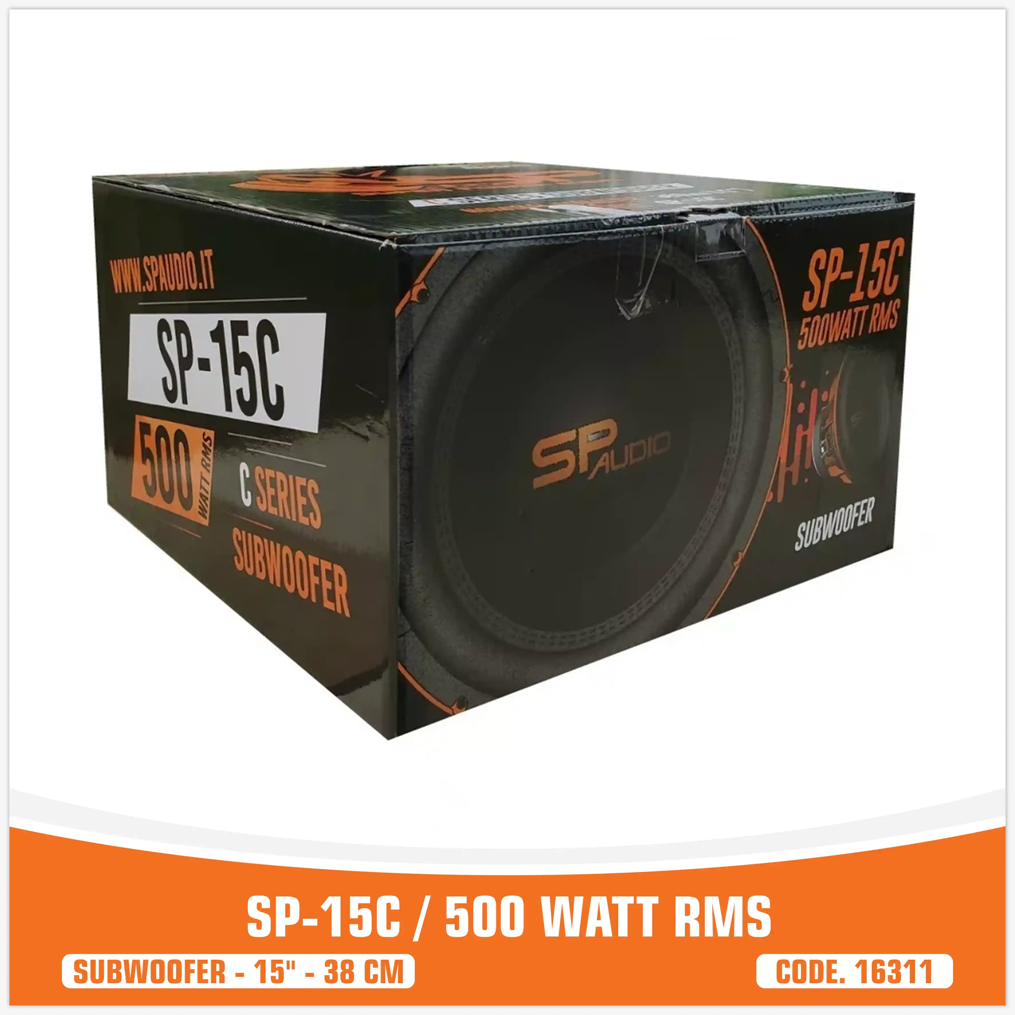 SP 15C SUBWOOFER 15"/38CM 500W RMS (UNIT PRICE)