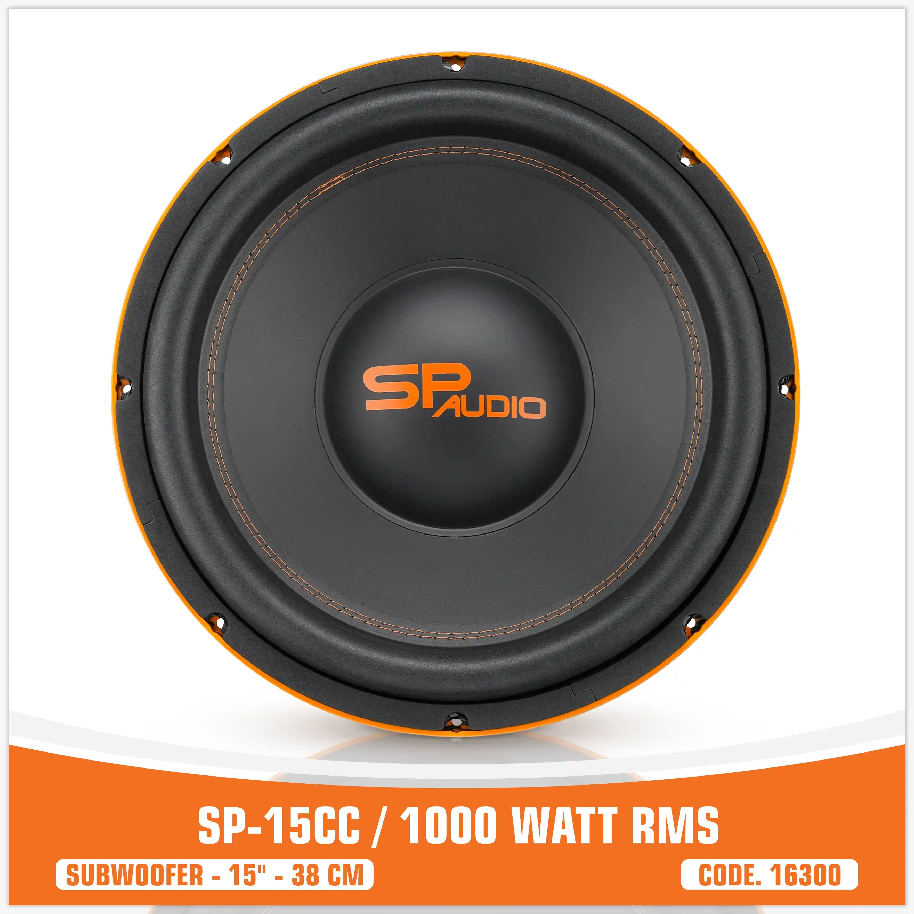 SP 15CC SUBWOOFER 15"/38CM 1000W RMS (UNIT PRICE)