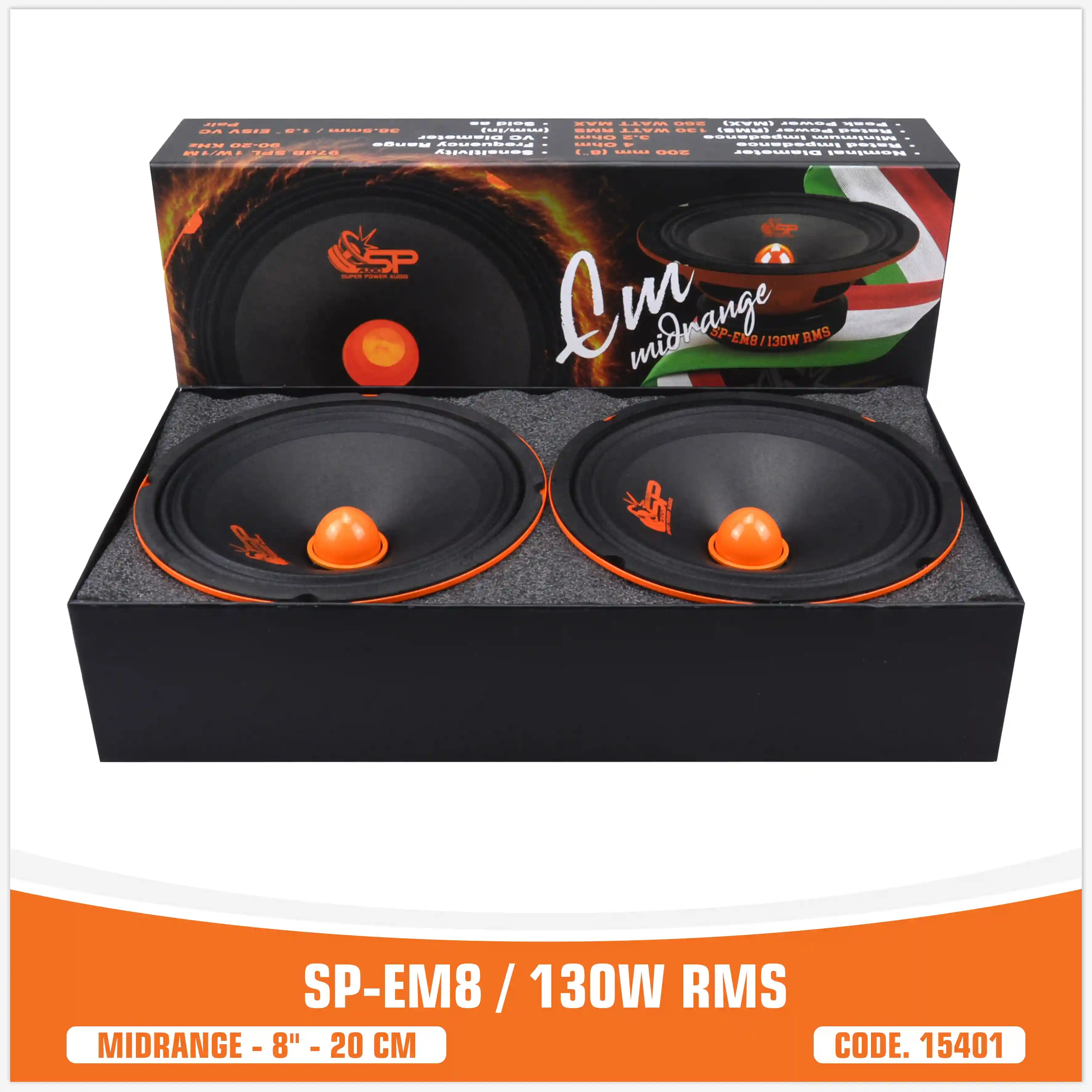 SP-EM8 / 130W RMS (PAIR PRICE)