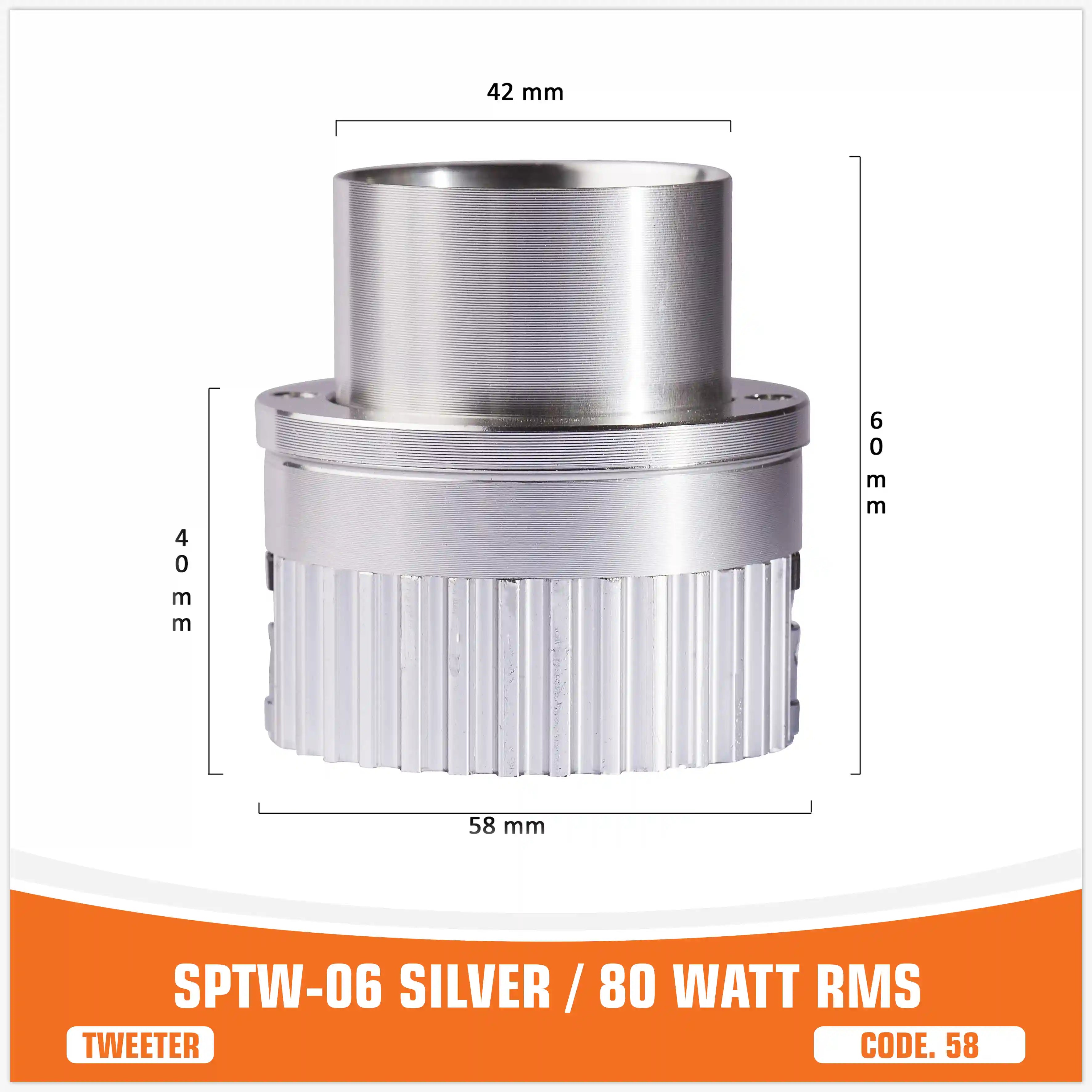 SP TW 06 SILVER BULLET TWEETER 80W RMS (UNIT PRICE)