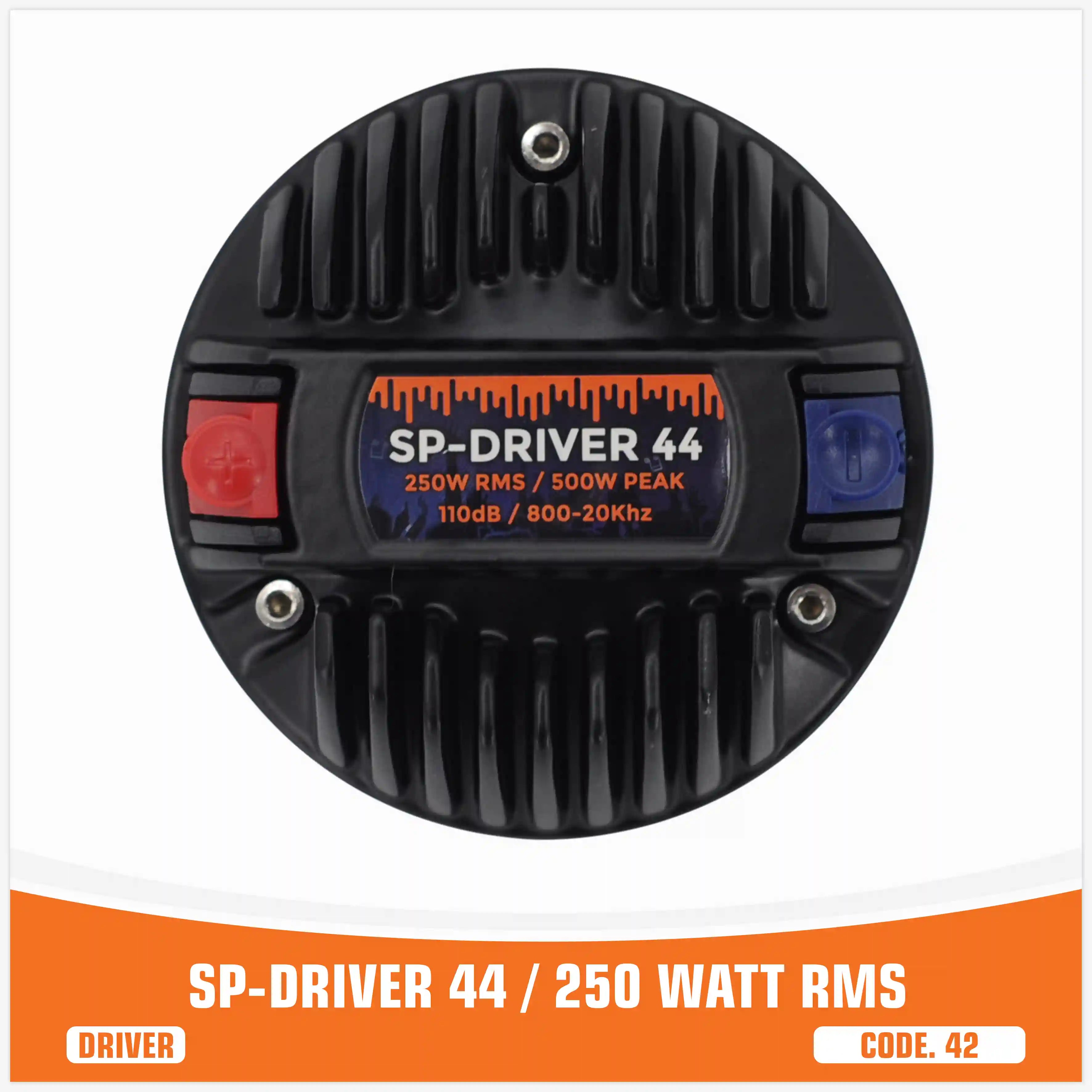 SP DRIVER 44 DRIVER WITHOUT HORN 250W RMS (UNIT PRICE)