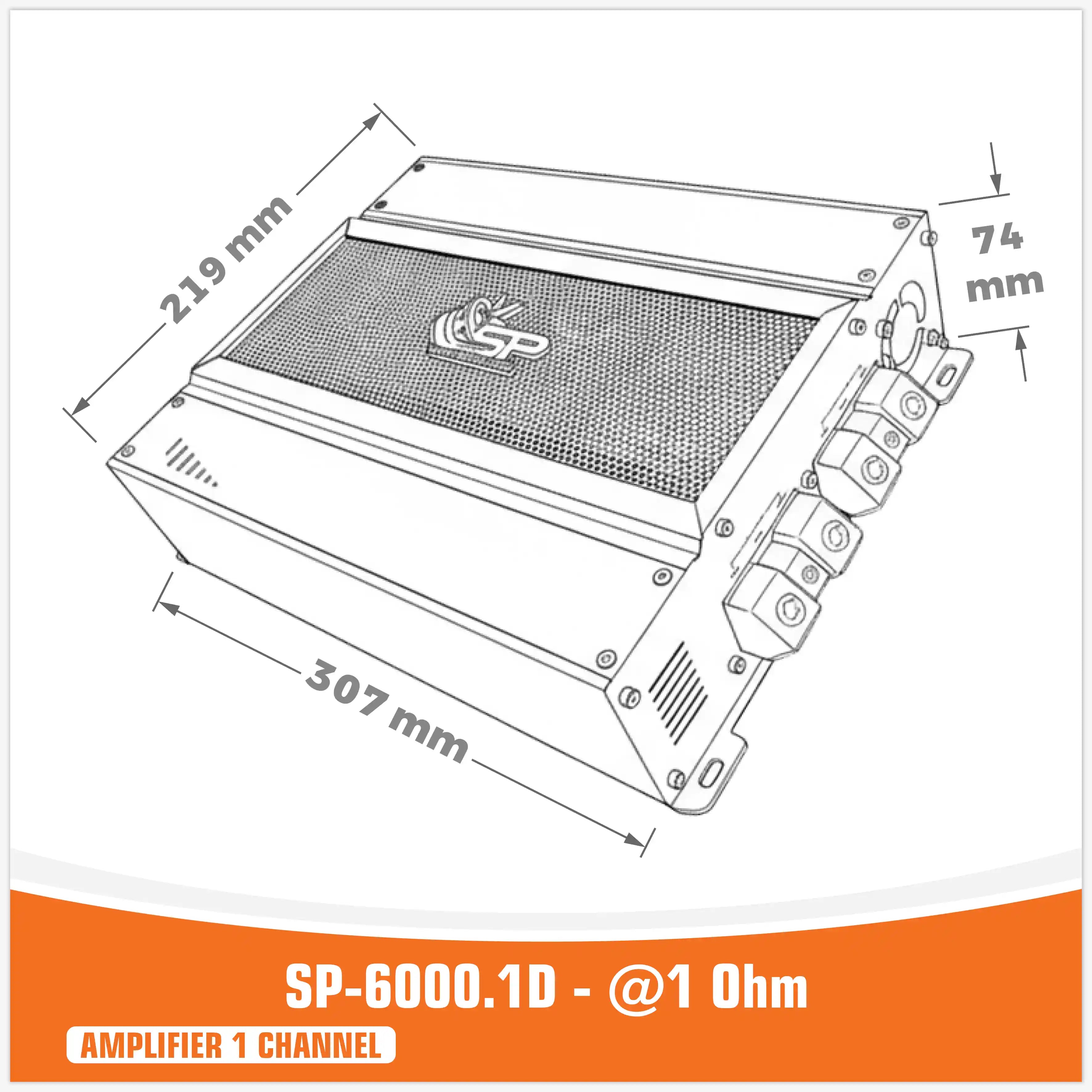 SP-6000.1D - @1 ohm