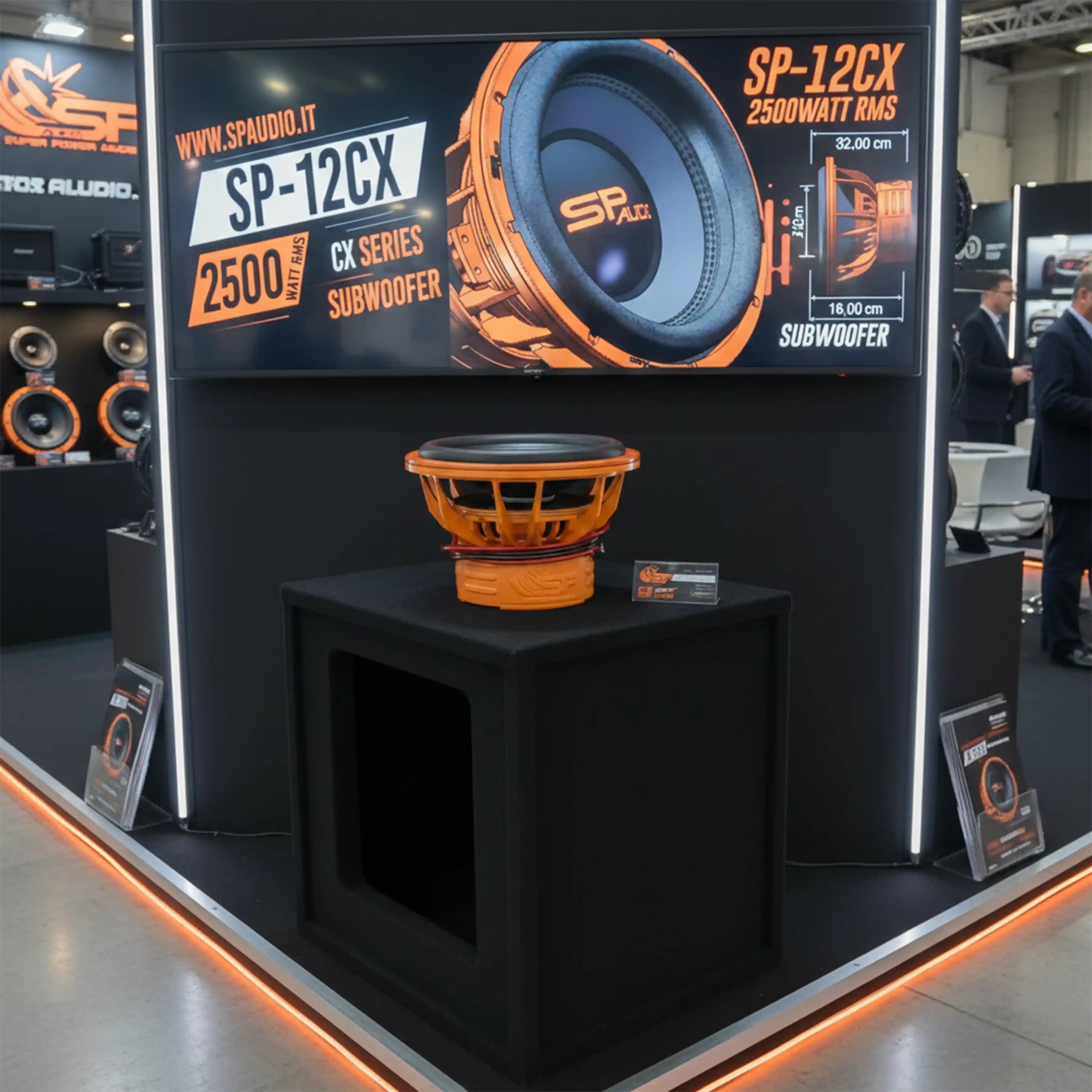SP 12CX SUBWOOFER 12"/30CM 2500W RMS (UNIT PRICE)