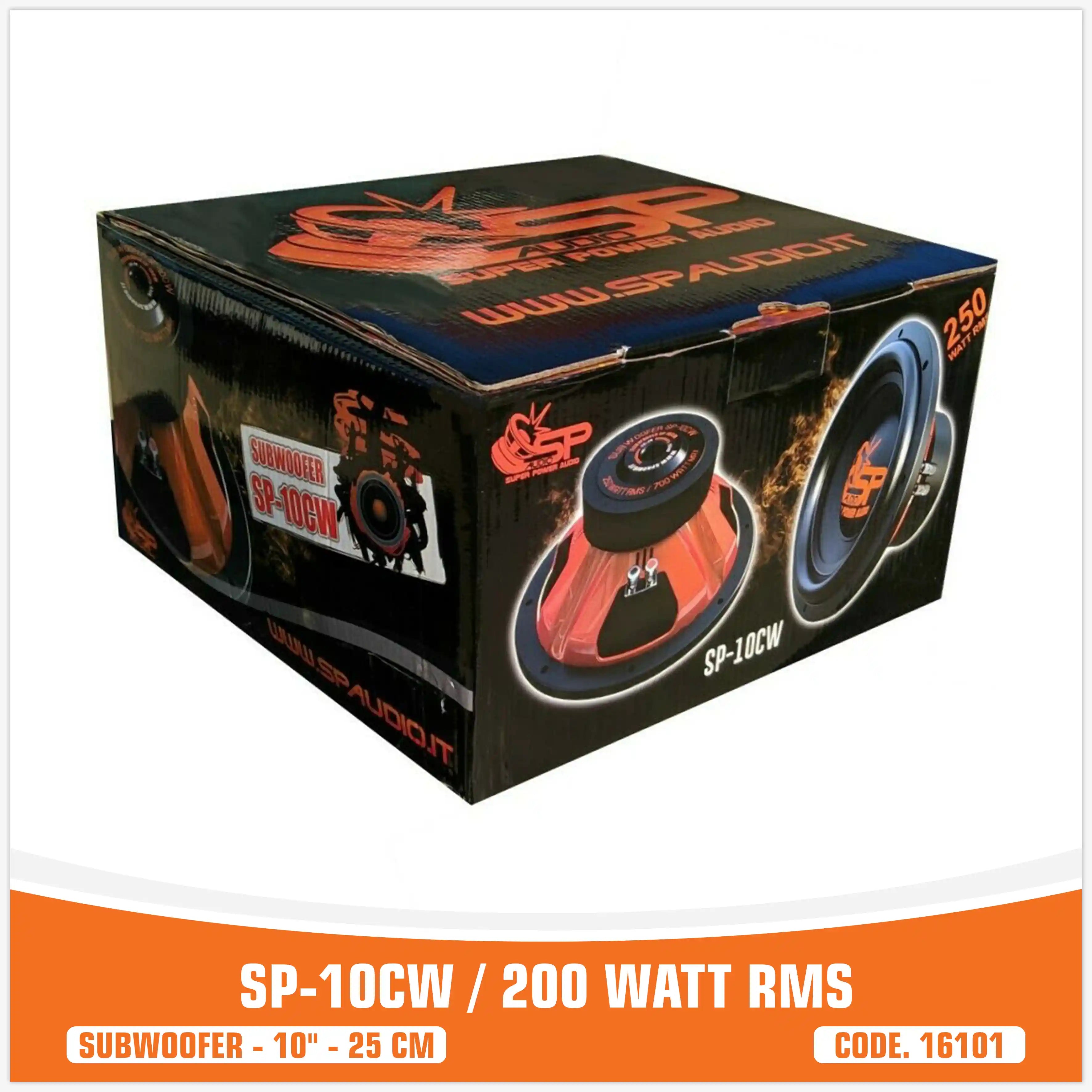 SP 10CW ENTRY LEVEL SUBWOOFER 10"/25CM 200W RMS (UNIT PRICE)