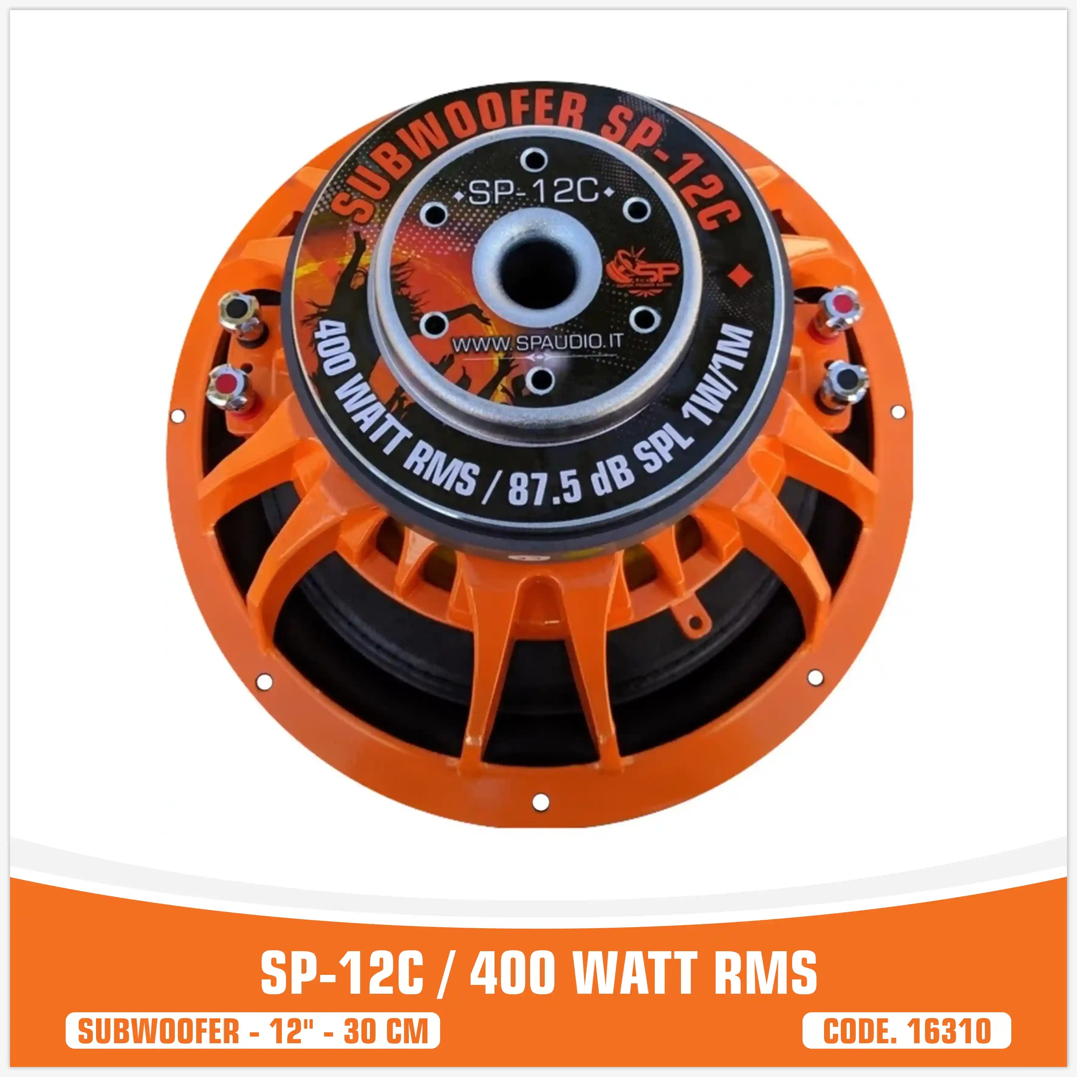 SP 12C SUBWOOFER 12"/30CM 400W RMS (UNIT PRICE)