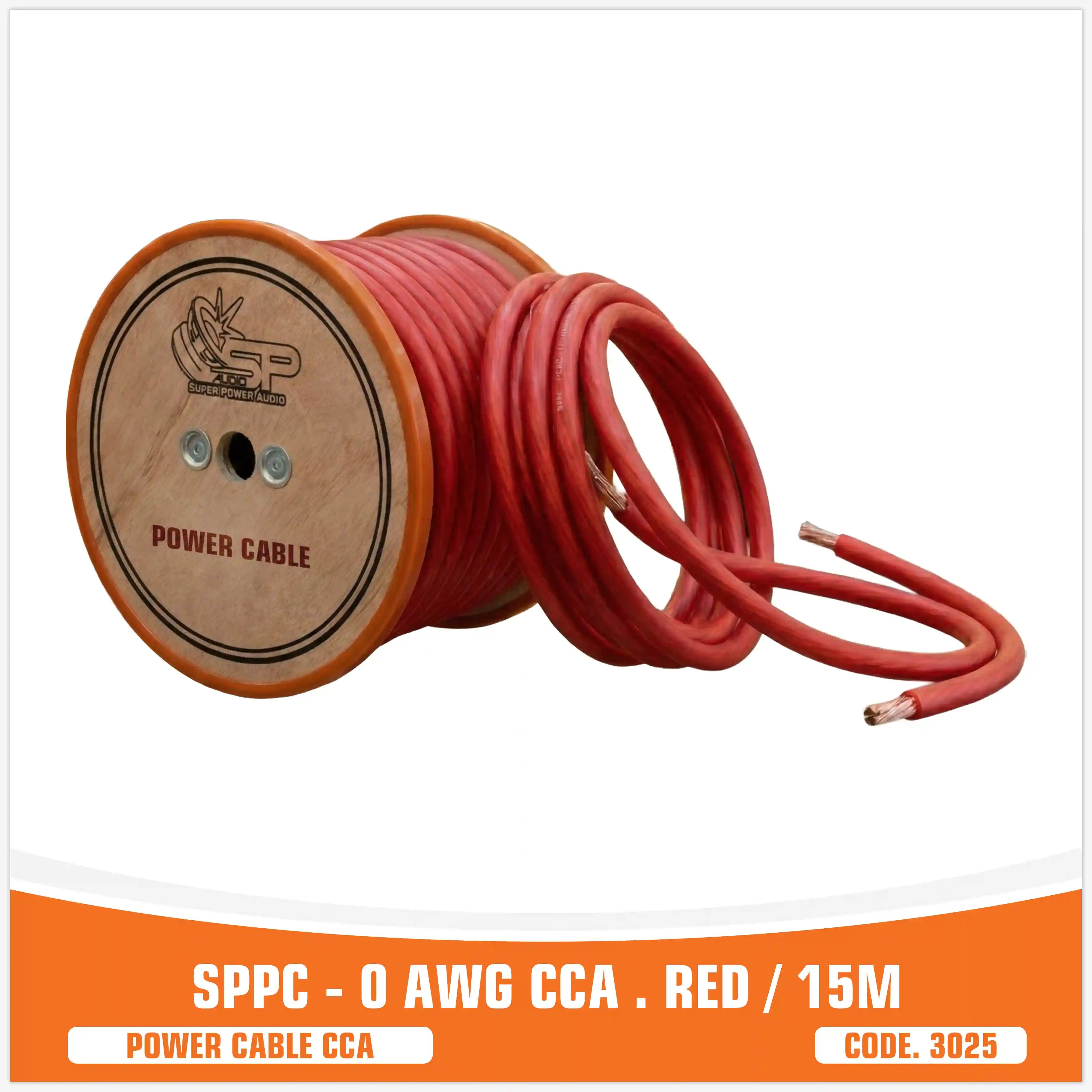 SP 0GA RED CCA (15M/SPOOL)